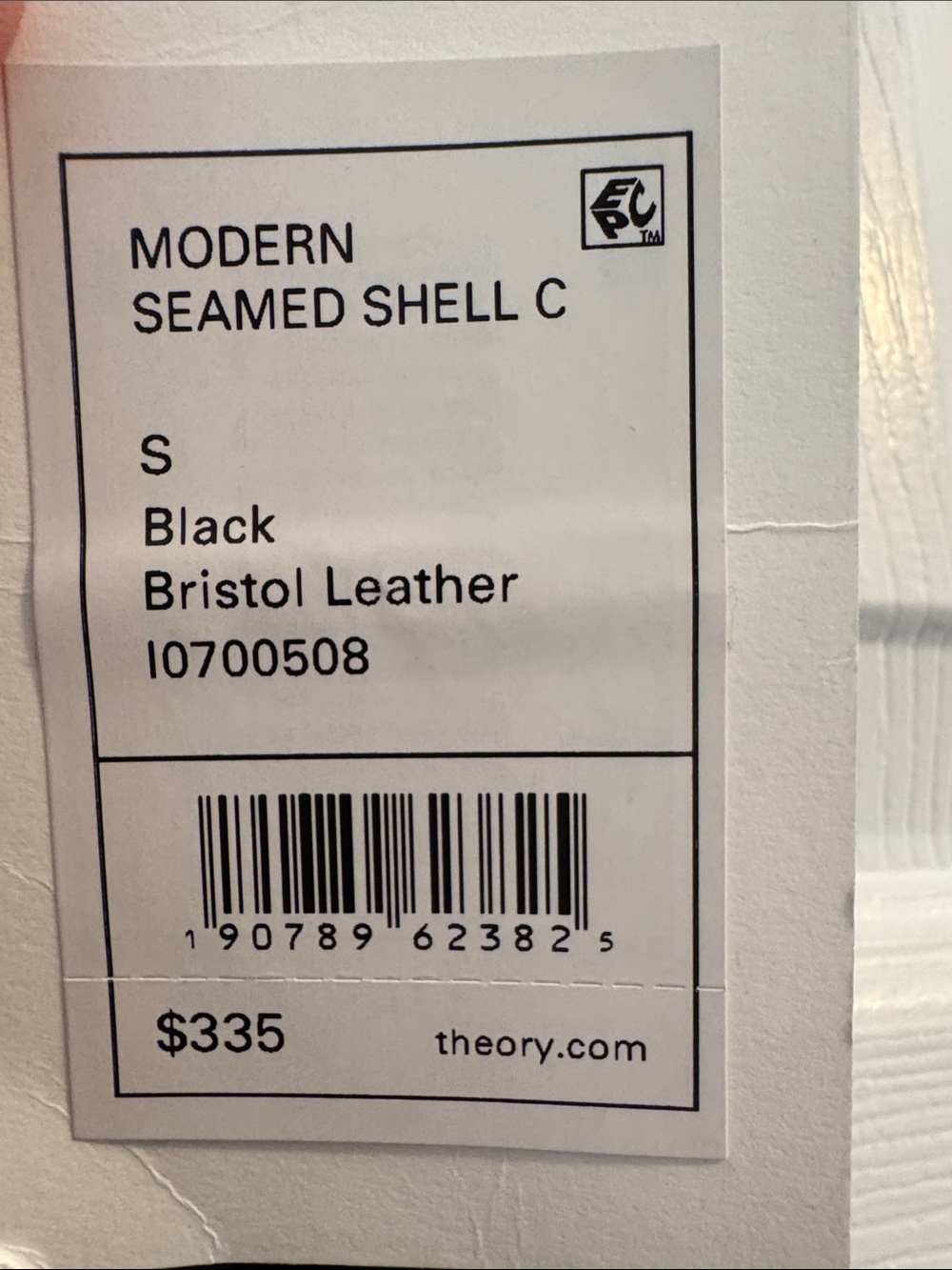 Theory Black Leather Sleeveless Shell Top - Picture 4 of 6